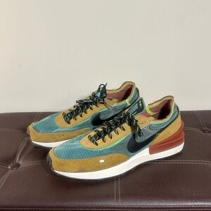 Nike Green Brown Sneakers Retro Style